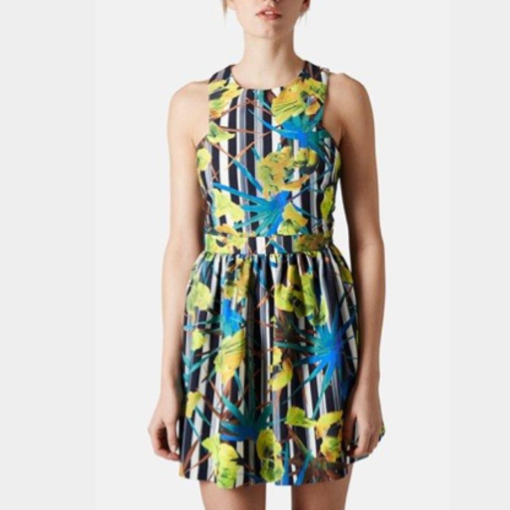 Top Shop Tropical  Dress